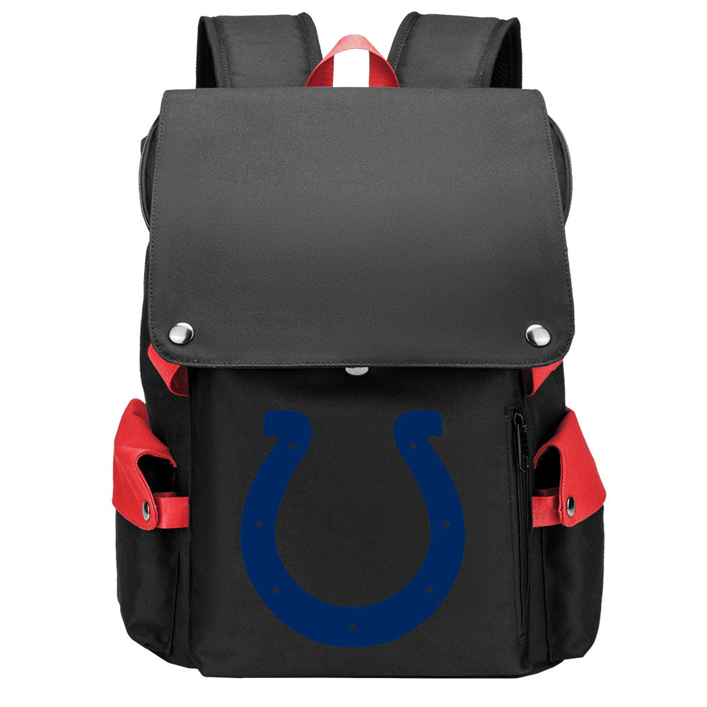 Indianapolis Colts Football Team Rugby Laptop Backpack Oxford School Bag