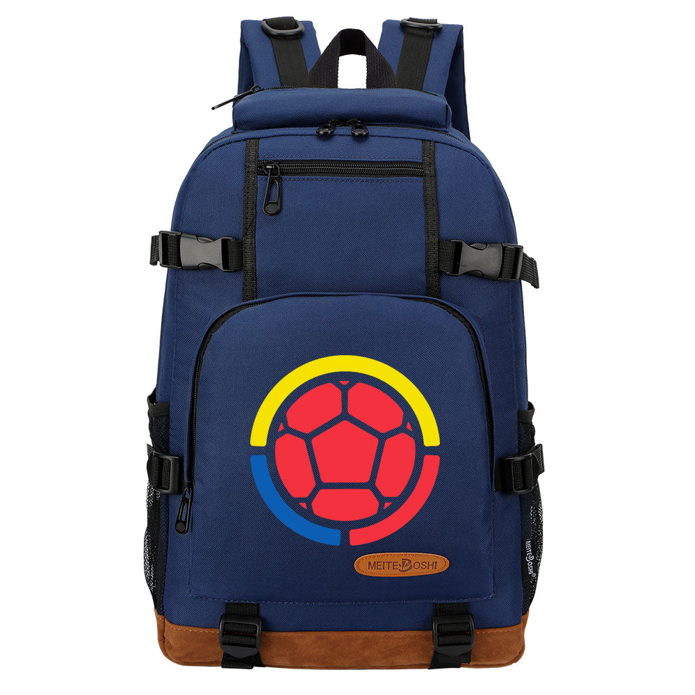 Football Team Waterproof Backpack School Notebook Travel Bag
