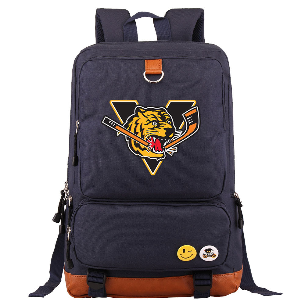 Victoriaville Tigres Hockey Team Proof Backpack NoteBook Laptop School Bag