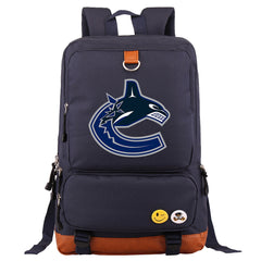 Vancouver Canucks Hockey Team Proof Backpack NoteBook Laptop School Bag