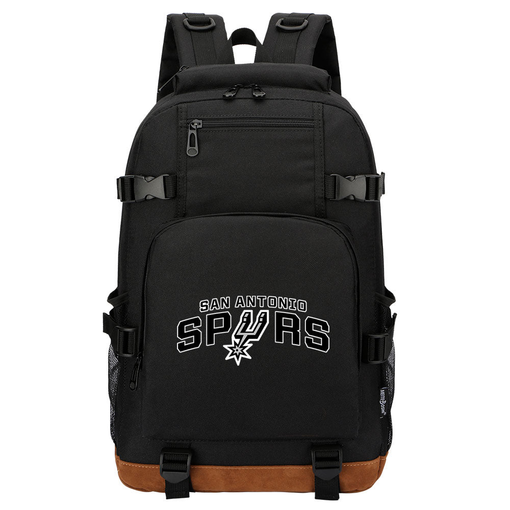 San Antonio Spurs Waterproof Backpack School Notebook Travel Bag