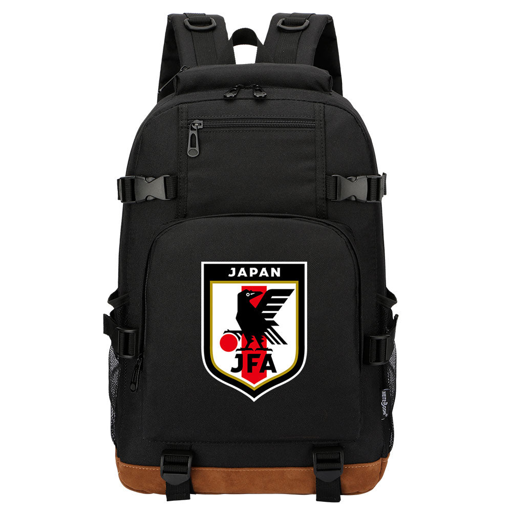 Japan National Football Team Waterproof Backpack School Notebook Travel Bag