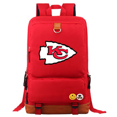 Kansas City Chiefs Football Team Rugby Proof Backpack NoteBook Laptop School Bag