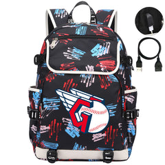Cleveland Guardians Backpack School Notebook Travel Bags