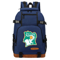 Ivory Coast National Football Team Waterproof Backpack School Notebook Travel Bag