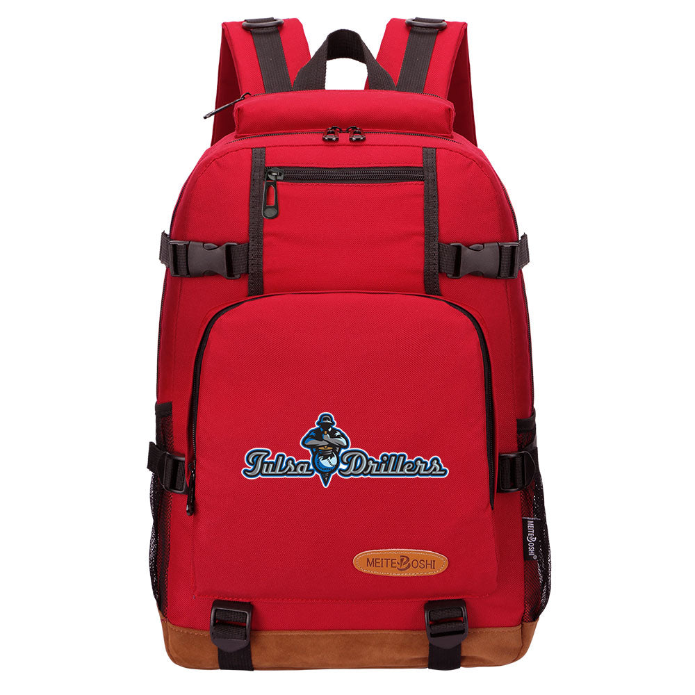 Tulsa Drillers Waterproof Backpack School Notebook Travel Bag