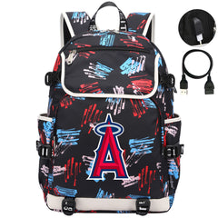 Los Angeles Angels Backpack School Notebook Travel Bags