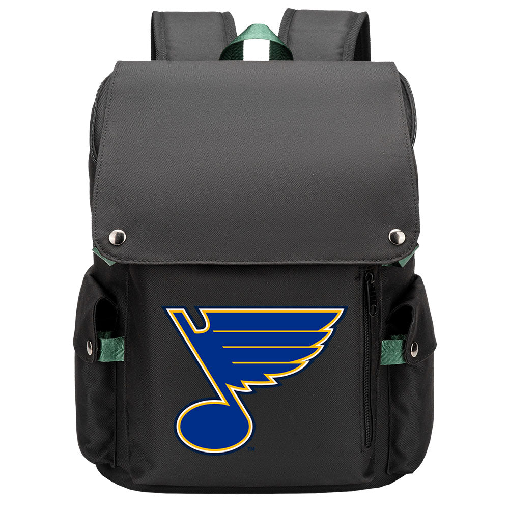 St Louis Blues Hockey Team School Backpack Oxford Laptop Bag
