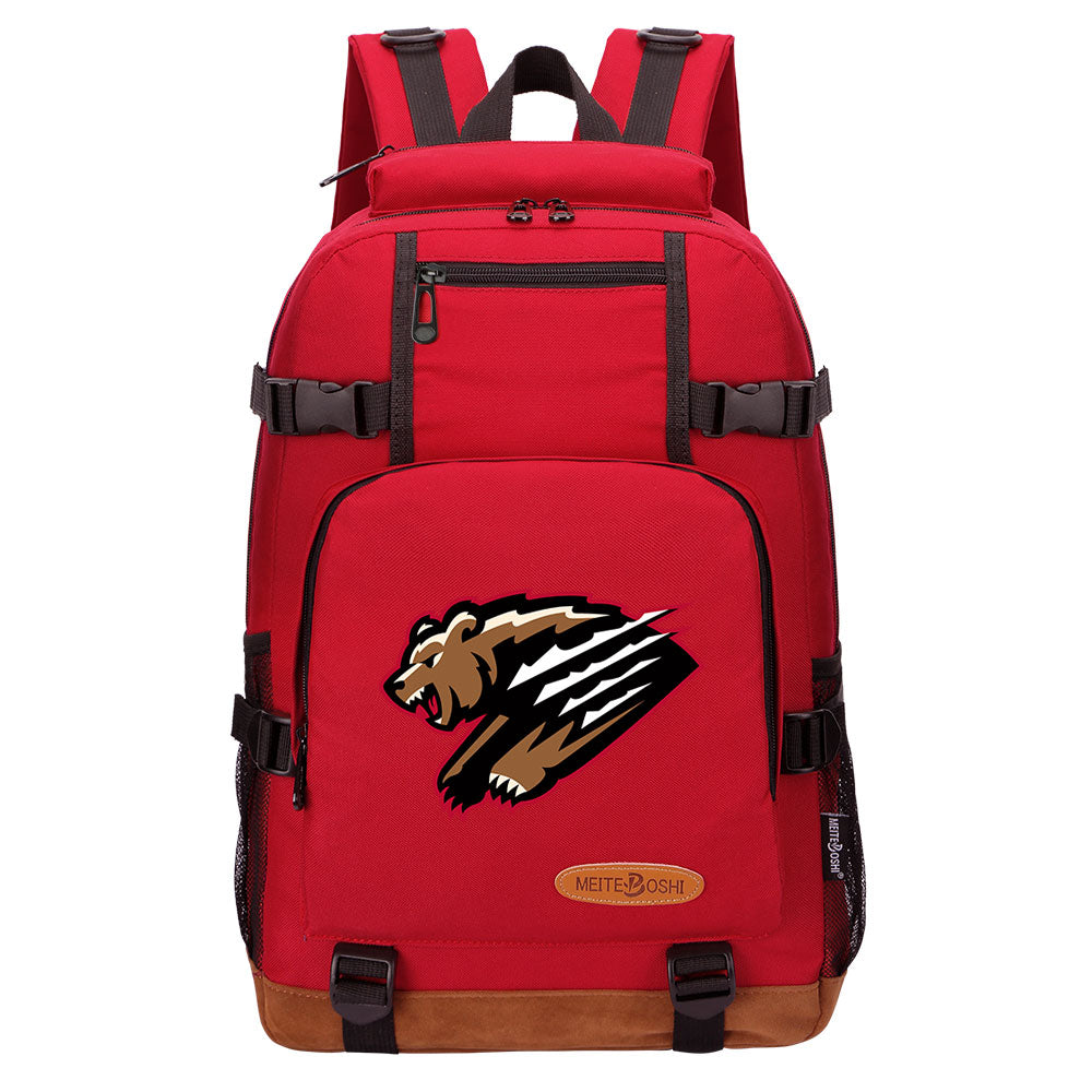 Montana Grizzlies Waterproof Backpack School Notebook Travel Bag