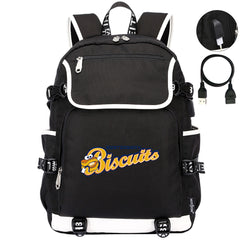 Montgomery Biscuits Backpack School Notebook Travel Bags
