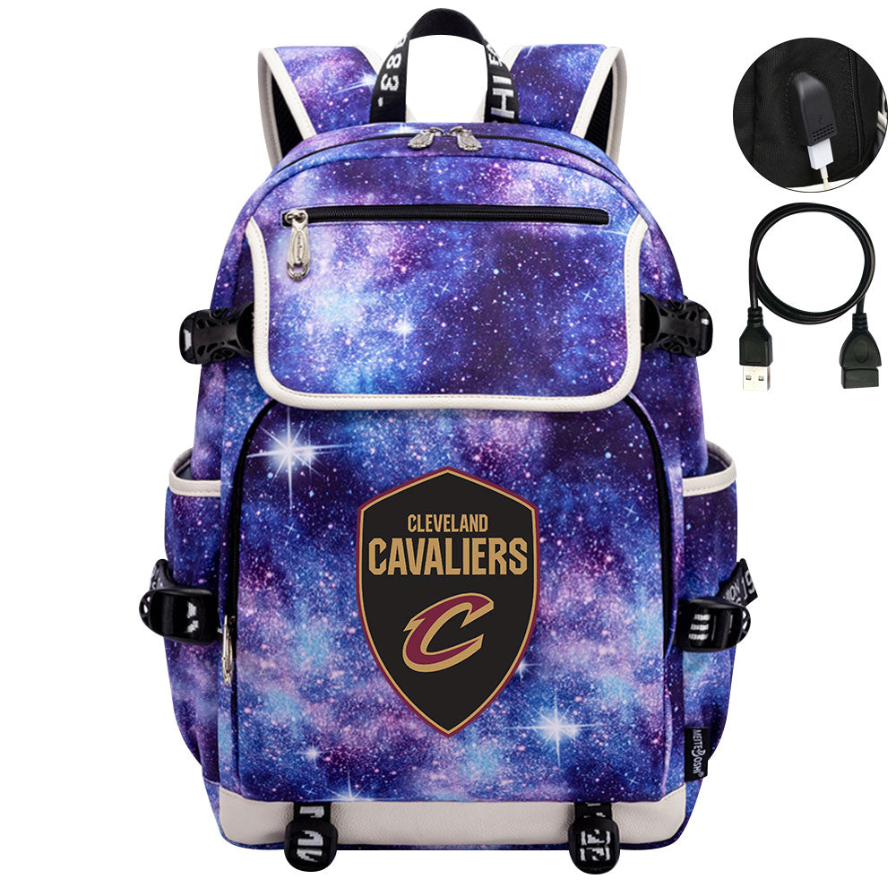 Cleveland Cavaliers Backpack School Notebook Travel Bags