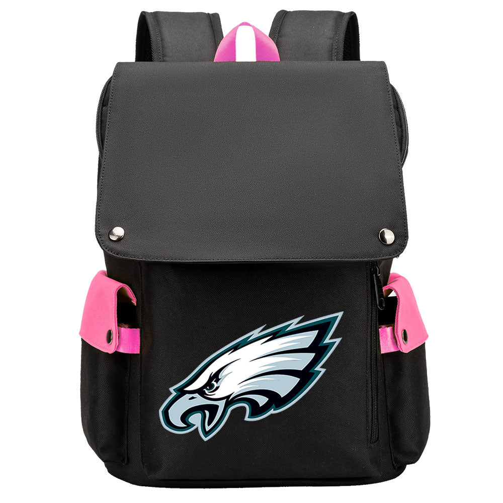 Philadelphia Eagles Football Team Rugby Laptop Backpack Oxford School Bag