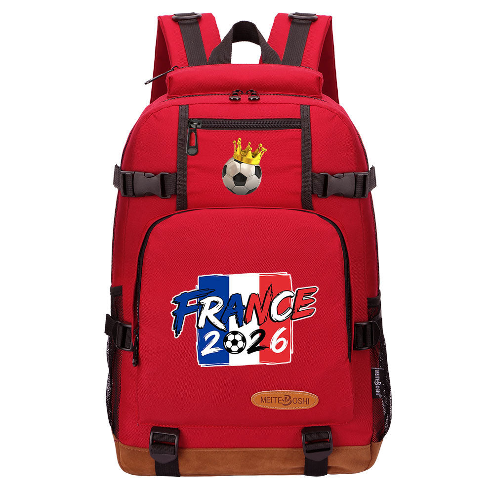 2026 Football Waterproof Backpack School Notebook Travel Bag