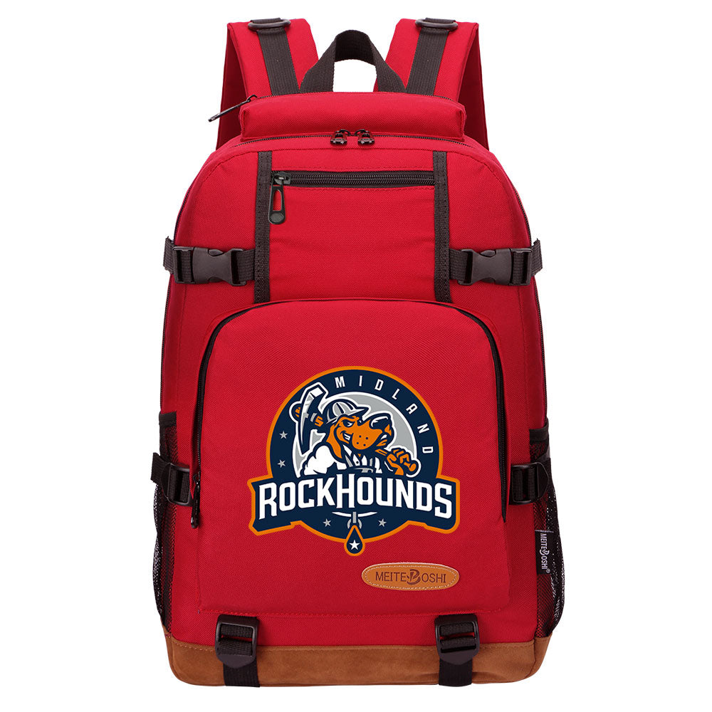 Midland RockHounds Waterproof Backpack School Notebook Travel Bag