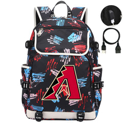 Arizona Diamondbacks Backpack School Notebook Travel Bags