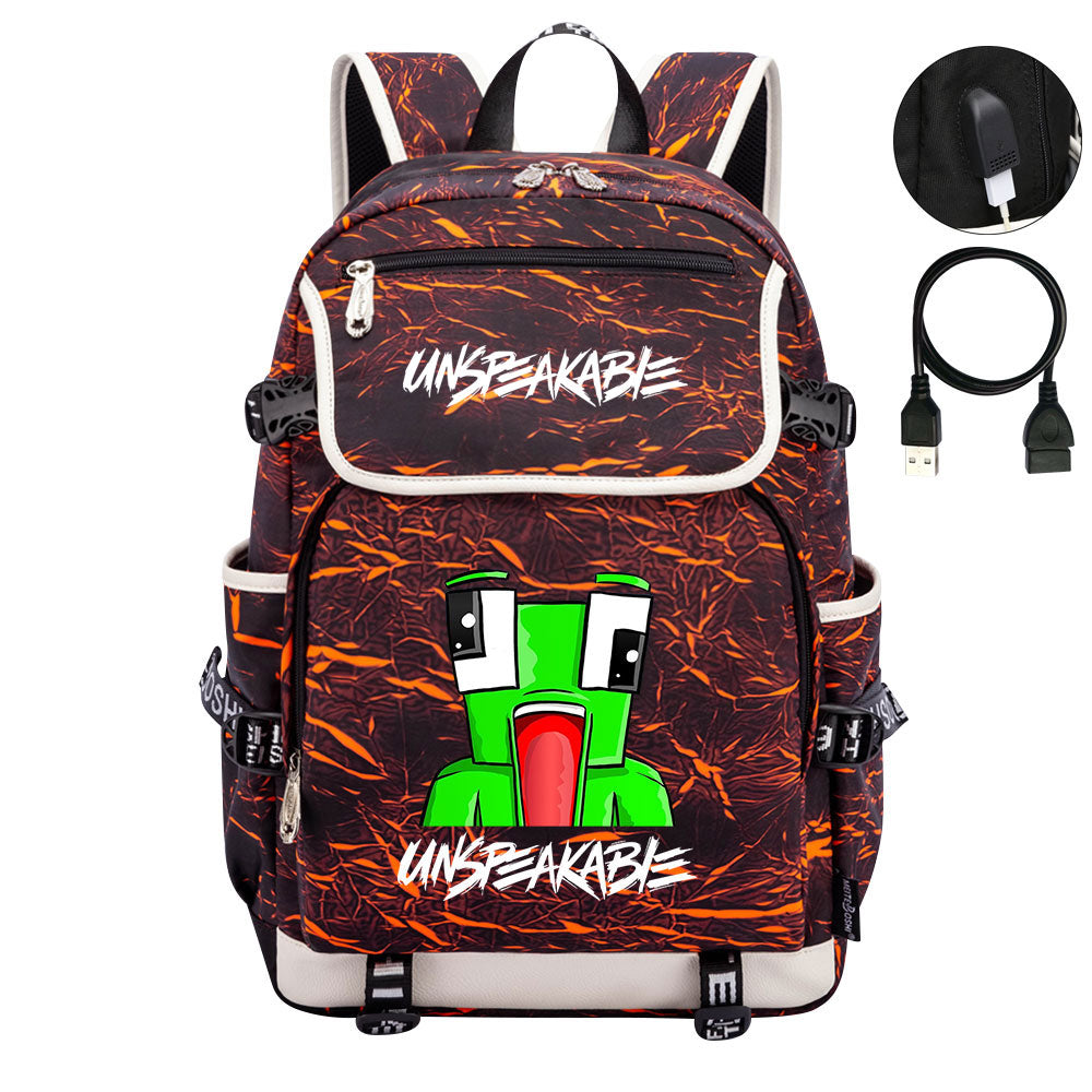 Game Unspeakable Backpack School Notebook Travel Bags