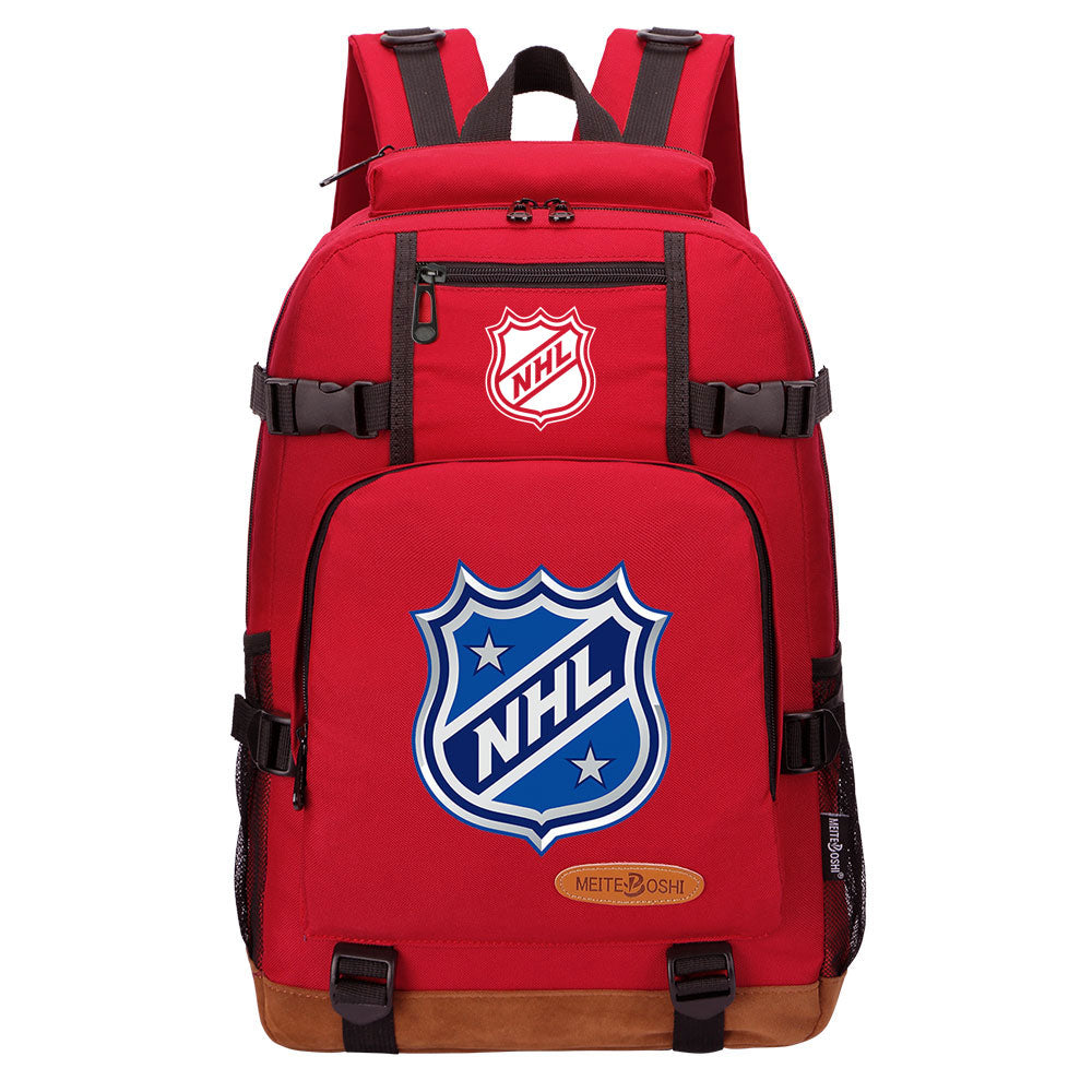 Hockey Team Waterproof Backpack School Notebook Travel Bag