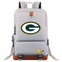 Green Bay Packers Football Team Rugby Proof Backpack NoteBook Laptop School Bag