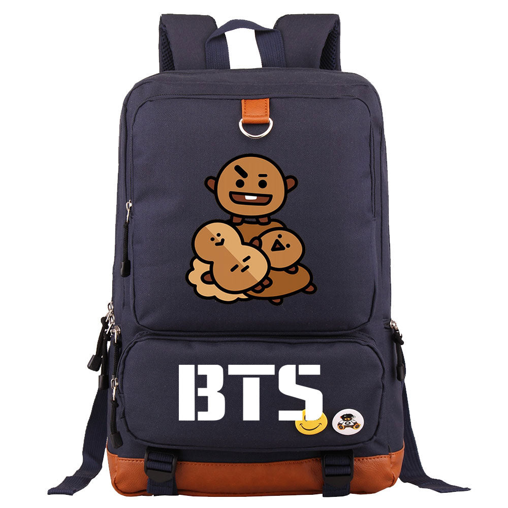 BTS Shooky Proof Backpack NoteBook Laptop School Bag