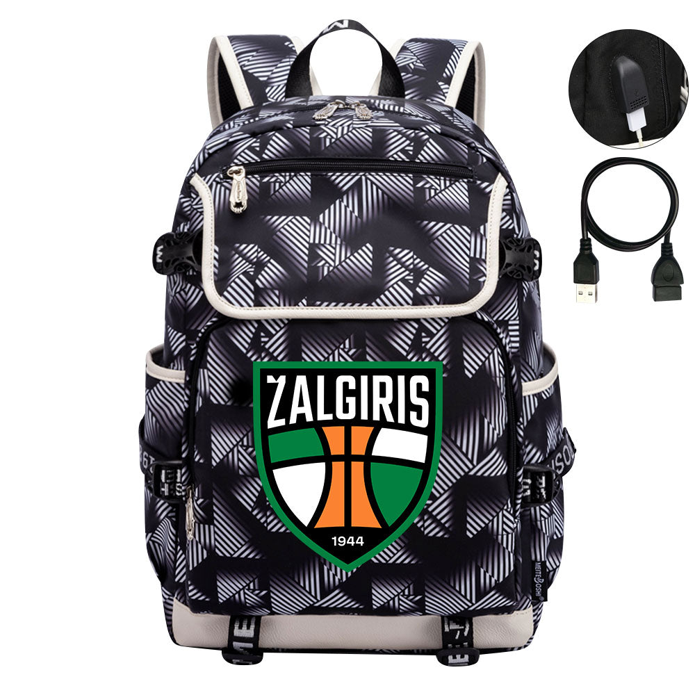 Zalgiris Backpack School Notebook Travel Bags