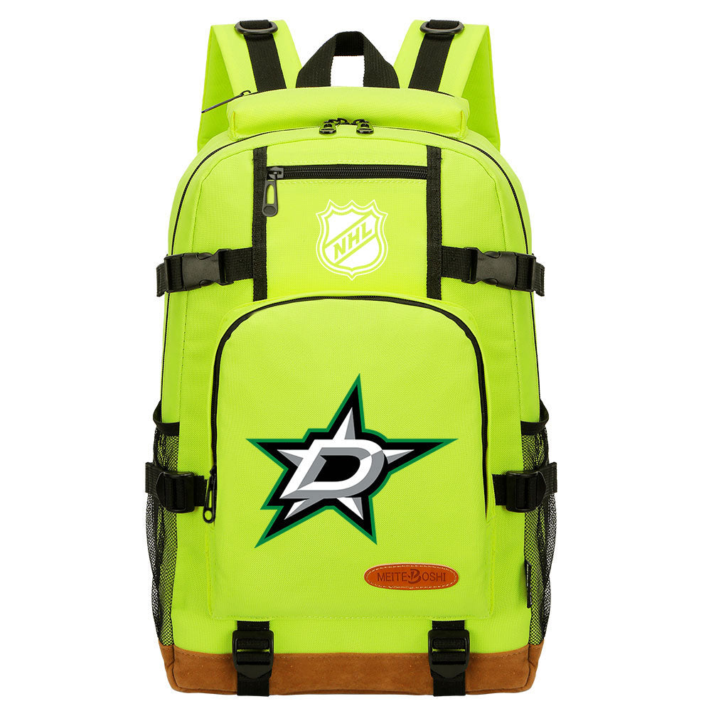 Dallas Stars Hockey League Waterproof Backpack School Notebook Travel Bag