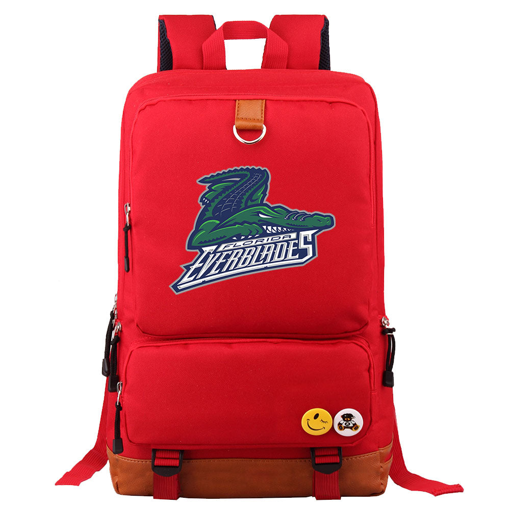 Florida Everblades Hockey Team Proof Backpack NoteBook Laptop School Bag