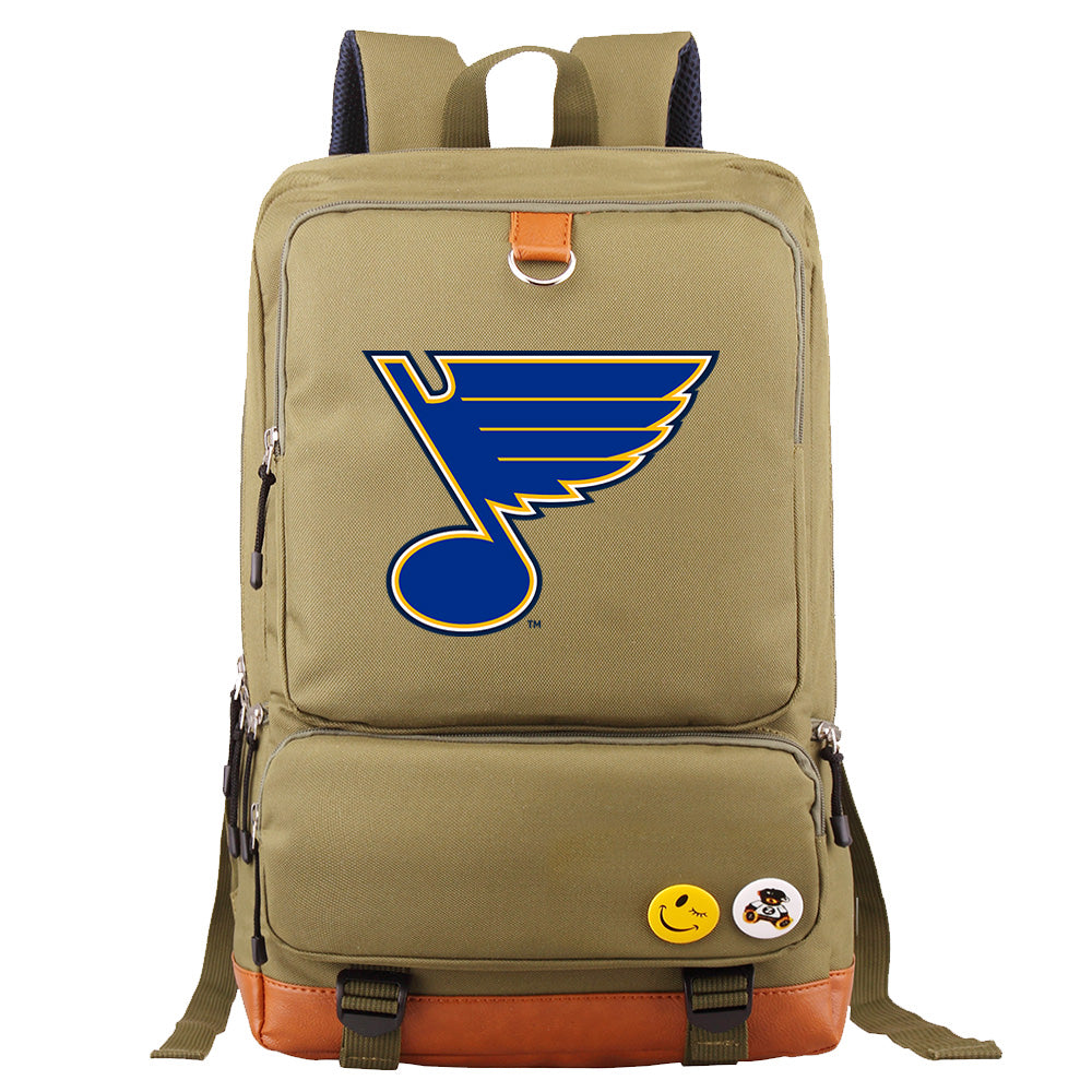 St Louis Blues Hockey Team Proof Backpack NoteBook Laptop School Bag
