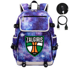 Zalgiris Backpack School Notebook Travel Bags