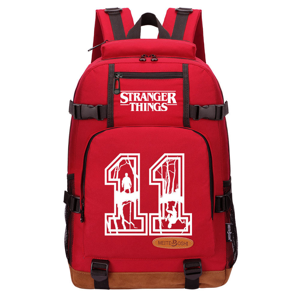 Strangers Things 11 Waterproof Backpack School Notebook Travel Bag