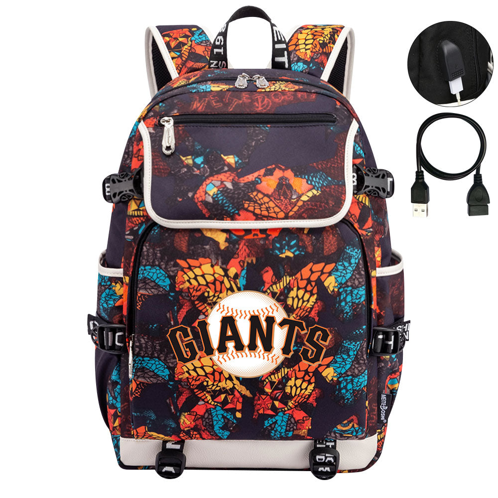 San Francisco Giants  Backpack School Notebook Travel Bags