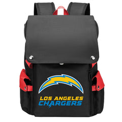 Los Angeles Chargers Football Team Rugby Laptop Backpack Oxford School Bag