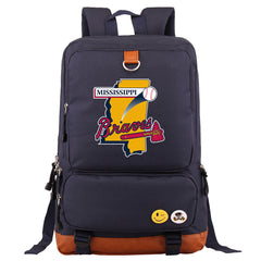 Mississippi Braves Water Proof Backpack NoteBook Laptop School Bag
