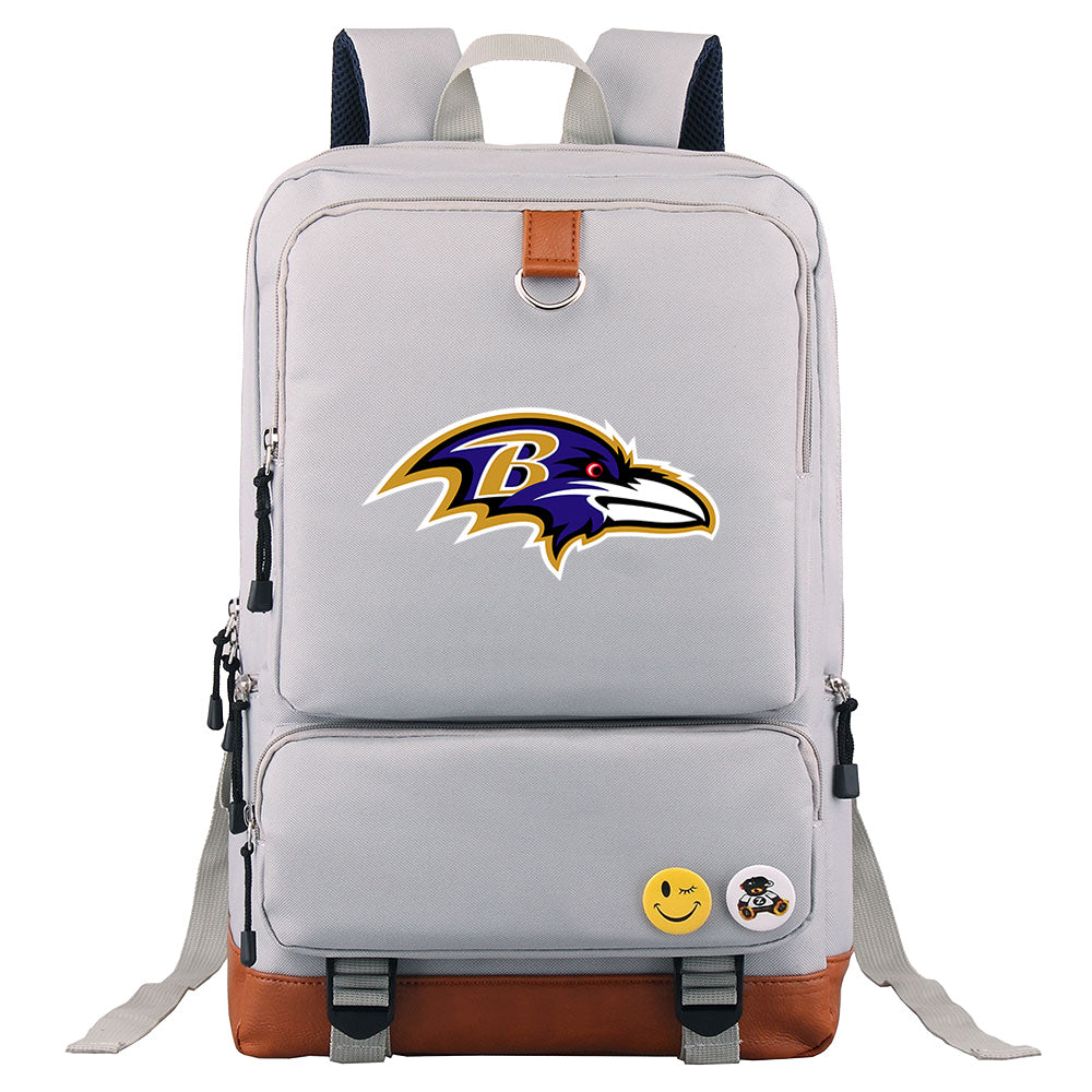 Baltimore Ravens Football Team Rugby Proof Backpack NoteBook Laptop School Bag