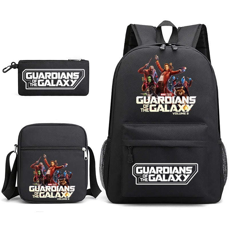 Guardians of the Galaxy School Backpack Shoulder Bag Pencil Bags 3pcs Set