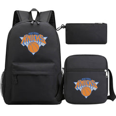 New York Knicks Basketball School Backpack Shoulder Bag Pencil Bags 3pcs Set