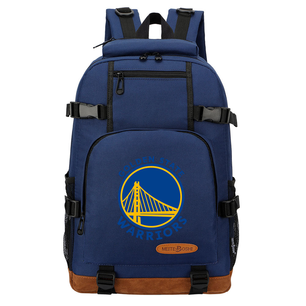 Golden State Warriors Waterproof Backpack School Notebook Travel Bag