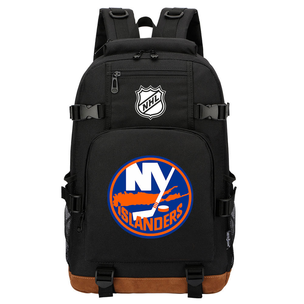 New York Islanders Hockey League  Waterproof Backpack School Notebook Travel Bag