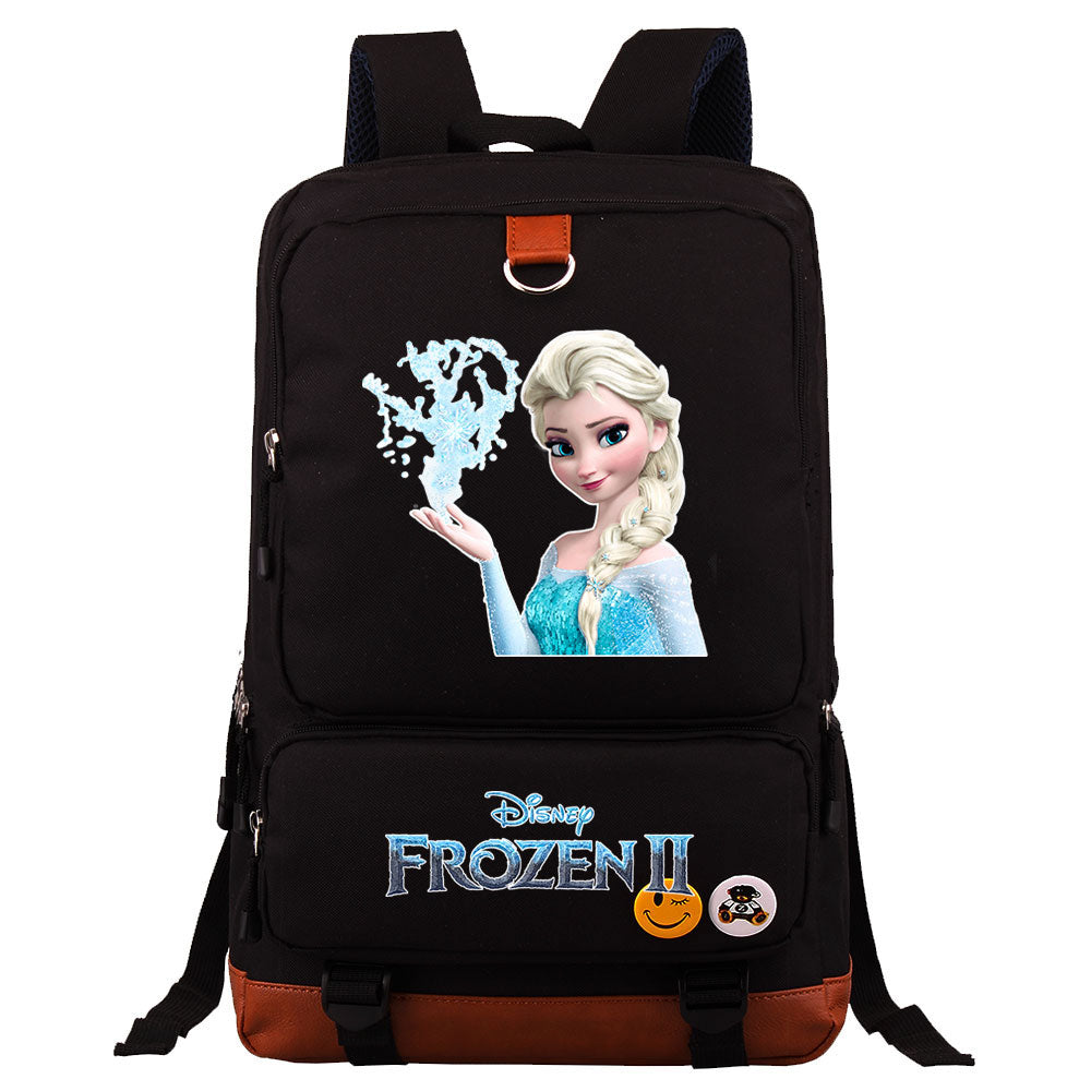 Frozen Elsa Anna Proof Backpack NoteBook Laptop School Bag