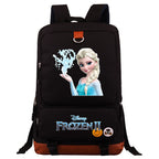 Frozen Elsa Anna Proof Backpack NoteBook Laptop School Bag