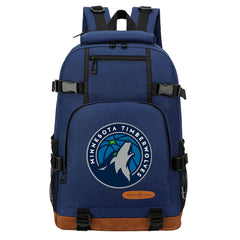 Minnesota Timberwolves Waterproof Backpack School Notebook Travel Bag