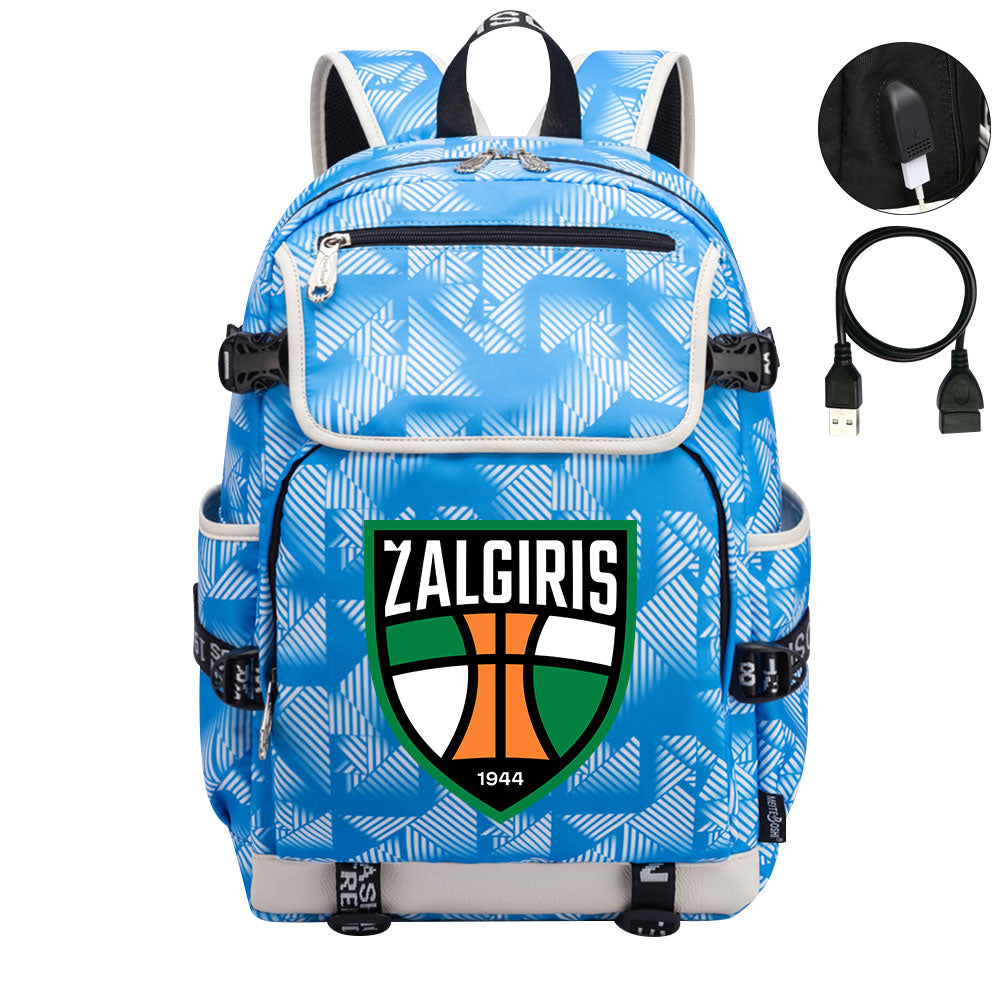 Zalgiris Backpack School Notebook Travel Bags