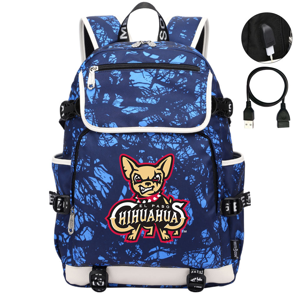El Paso Chihuahuas Backpack School Notebook Travel Bags