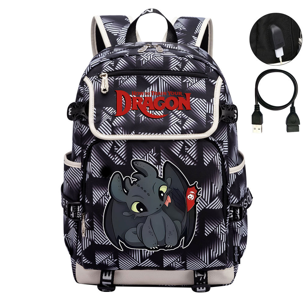 How to Train Your Dragon Backpack School Notebook Travel Bags