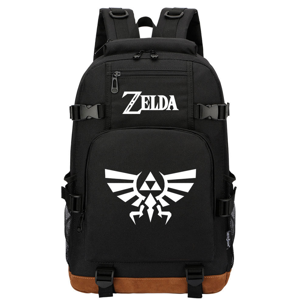 Zelda Waterproof Backpack School Notebook Travel Bag