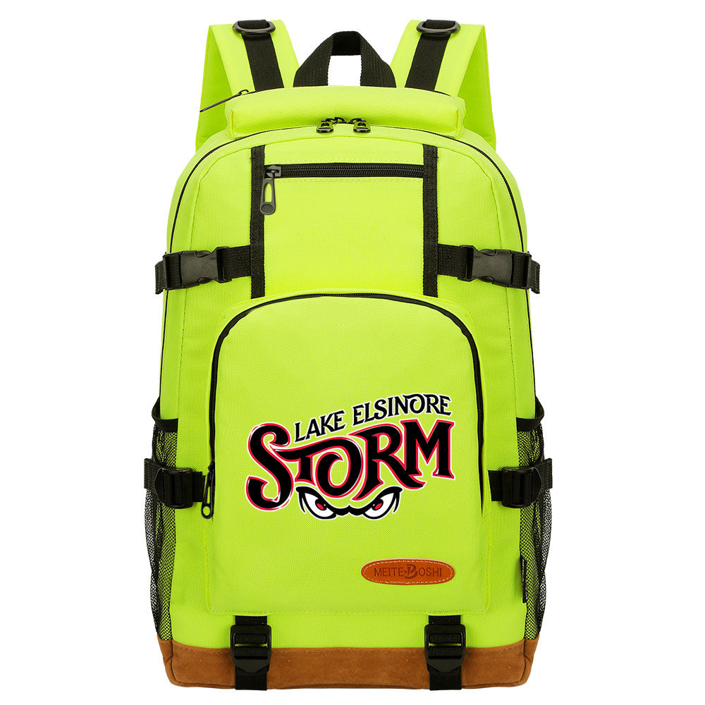 Lake Elsinore Storm Waterproof Backpack School Notebook Travel Bag
