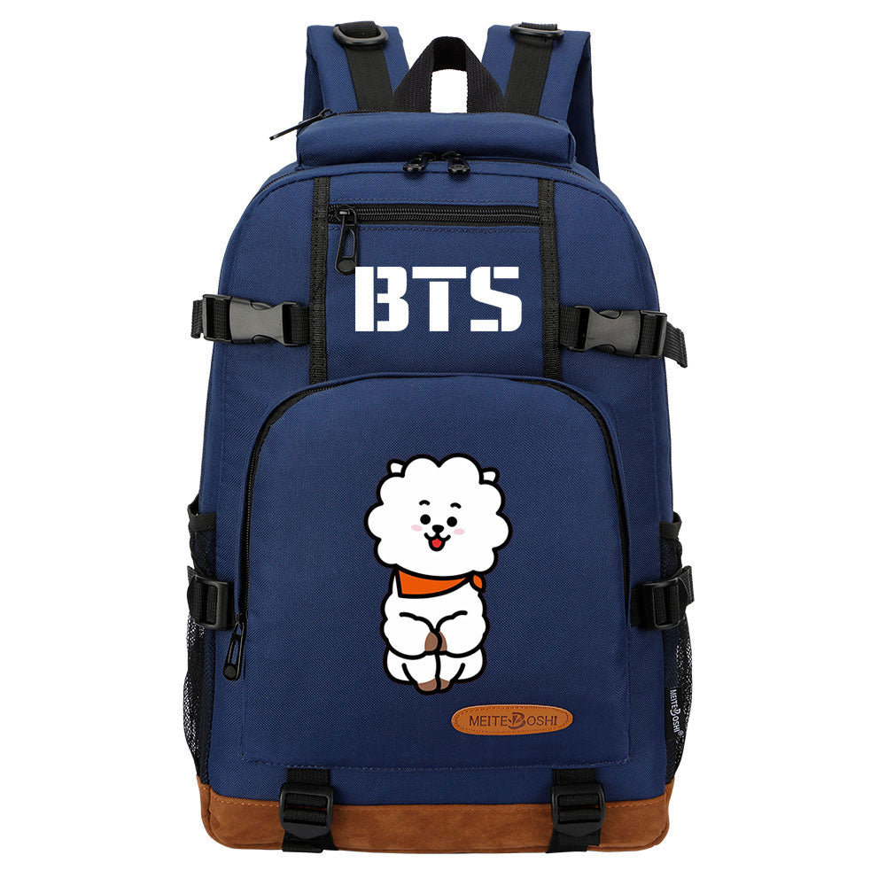 Kpop BTS RJ Jin Waterproof Backpack School Notebook Travel Bag