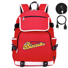 Montgomery Biscuits Backpack School Notebook Travel Bags