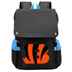 Cincinnati Bengals Football Team Rugby Laptop Backpack Oxford School Bag