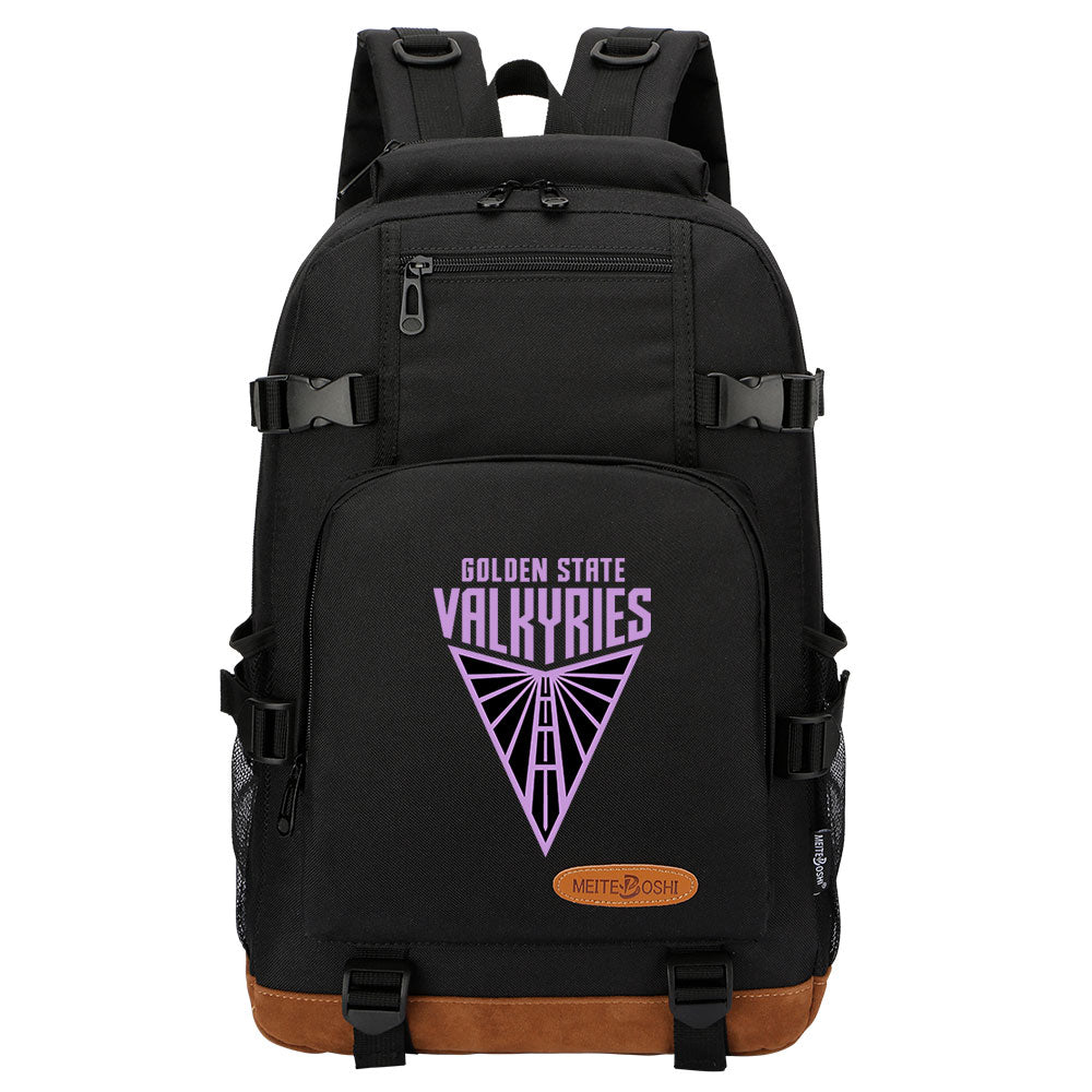 Golden State Valkyries Waterproof Backpack School Notebook Travel Bag