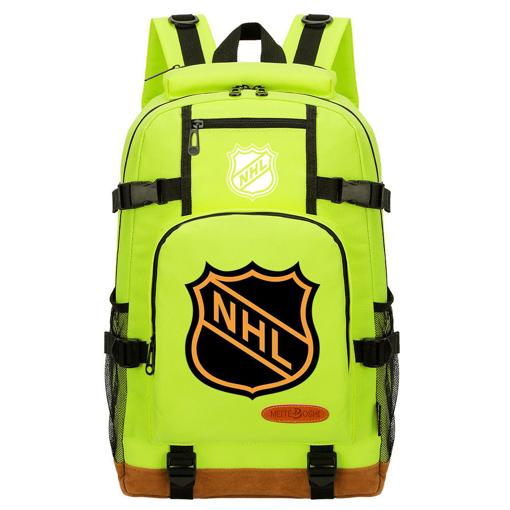 Hockey Team Waterproof Backpack School Notebook Travel Bag